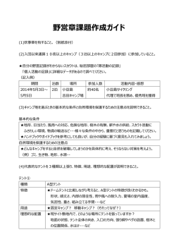 レポート作成ガイド