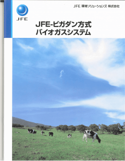 JFE-ビガダン方式 バイオガスシステム