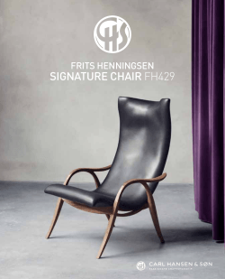 SIGNATURE CHAIR FH429