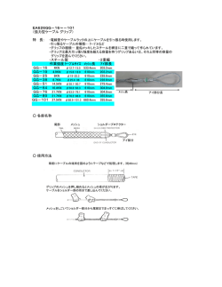 EA626GG－16～－101 （強力型ケーブル グリップ） ・スチール製 ・2重