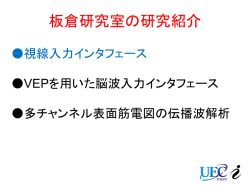 Eye Gesture入力インタフェース システムの開発