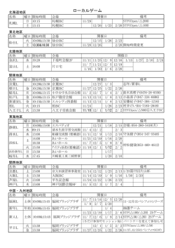 ローカルゲーム