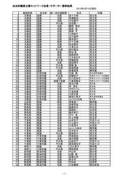 立憲ネットワーク会員・サポーター選挙結果HP用