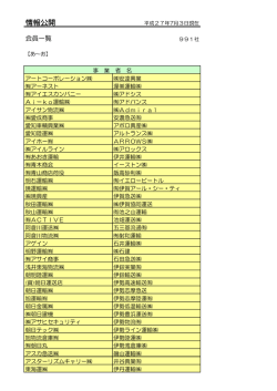 会員一覧