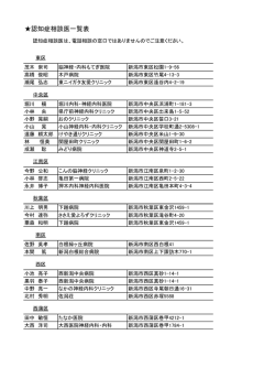 認知症相談医の一覧はこちらから
