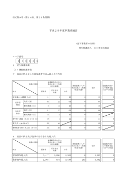 平成25年度事業成績書 - 更生保護法人 山口更生保護会