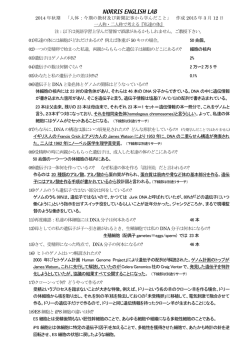 解答例 - Norris English Lab
