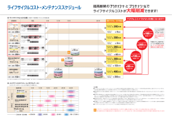 ライフサイクルコスト・メンテナンススケジュール