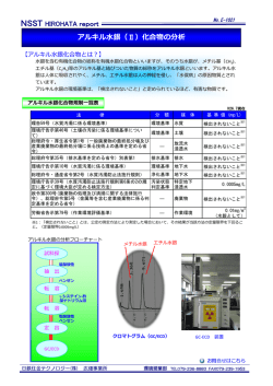 E-1021 有機水銀化合物の分析