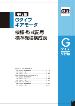 Gタイプ〔平行軸〕