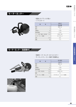 モーターカッター モーターカッター（集塵機付）