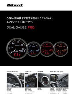 DUAL GAUGE PROカタログ