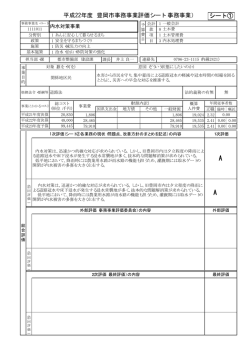 内水対策事業