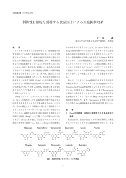 制御性B細胞を誘導する食品因子による炎症抑制効果