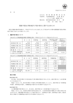 業績予想及び期末配当予想の修正に関するお知らせ