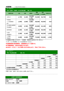 運賃 ( PDF )