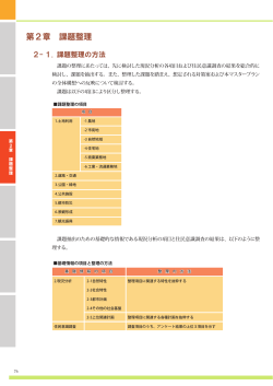 第2章 課題整理