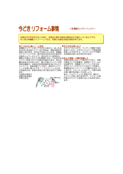 ～多機能シャワーヘッド～