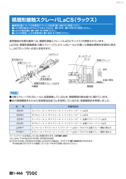 積層形接触スクレーパLaCS（ラックス）